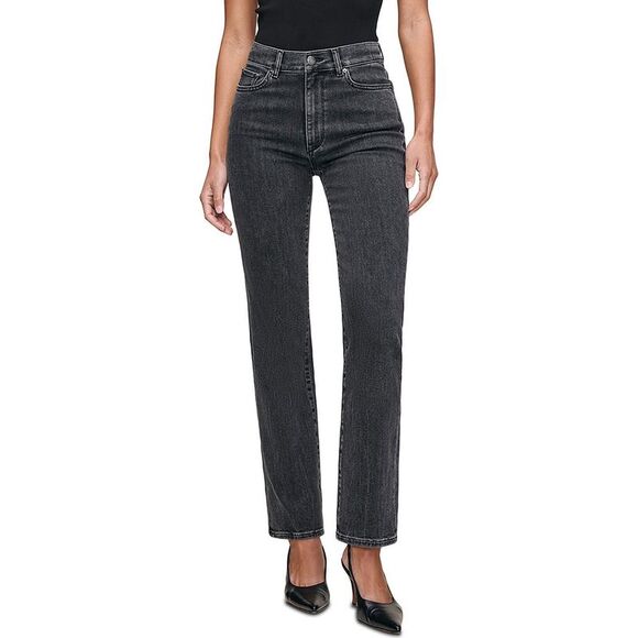 DL1961 Womens Halle Straight High Rise Instasculpt Jeans 32 Nightshade - NWT